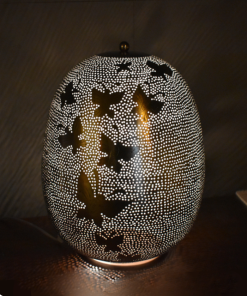 Butterfly Lamp Silver