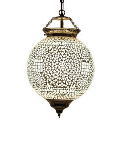 Lamp Hanging Mosaic LHM-25-TRP Transparent / White
