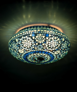 Wall Lamp Mosaic Glass LCM 25 Blue
