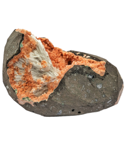 Heulandite on Scolecite Geode 1769 g